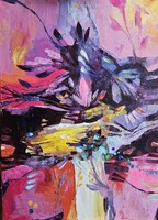 Lüktetések ,olaj+vászon, 50x70cm