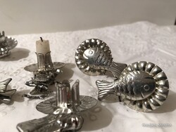 GYERTYACSIPESZ - 14 db HAL - RÉGI - 4 x 3,5  cm - HIBÁTLAN