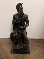 Michelangelo után – MÓZES Limitált kiadású francia művészeti bronzszobor (11/65)