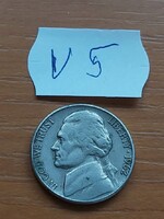 USA 5 CENT 1962 /D, Jefferson, Réz-nikkel   V5