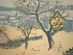 (K) Mészáros Lajos (1925 – 1971) - Tél