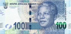 100 rand 2013-16 Dél Afrika Nelson Mandela Gyönyörű 2.