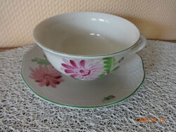Herendi tertia őszirózsa mintás teás (vagy kávés) csésze alátéttel