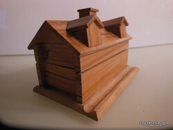 TOLLTARTÓ  - TINTA  - TOLLHEGY TARTÓ - FA - 13 x 8 x 8 cm - RÉGI - HIBÁTLAN