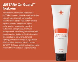 Doterra fogkrém, on guard, fehérítős jó árban
