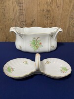 Herendi Nagyméretű kaspó, és kînaló! Hibátlan!