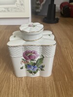 Ritka nagyon szép Herendi butella, palack.