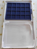 Leuchtturm Münzbox Smart MBS plexitokos tálca 20 érmének - ÚJ!