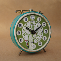 Nagyon ritka nosztalgikus Jantar szovjet óra ébresztőóra gyerek óra mozgó harkály ritka óralap