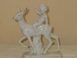 WALLENDORF   ANTIK ŐZIKÉN LOVAGLÓ PUTTÓ