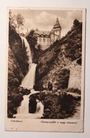 Képeslap,Lillafüred-Palotaszálló a vízeséssel