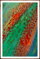 Lemmon üstökös / C2025 A6 Lemmon comet 50cmx70cm abstract vászonkép