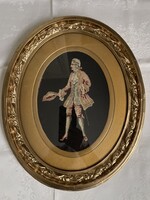 Gyönyörű nagy goblein  a valóságban sokkal szebb fa keretben.