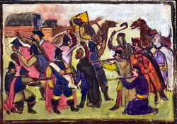 Kurucz d. István (1914 - 1996) historical panel design