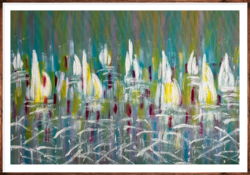 Winter Sports- 50cmx70cm abstract vászonkép