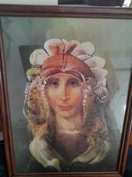 Szász Endre naptár kép keretben