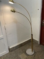 ORION VINTAGE ARANYOZOTT ÁLLÓLÁMPA KÉT BÚRÀS!  180X30 cm!!