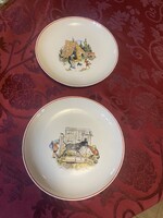 Hollóházi porcelán mese tányérok