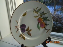 Royal Worcester Evesham FLAMEPROOF Porcelain TŰZÁLLÓ porcelán gyümölcsmintás tál 25,5 cm