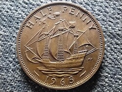 Anglia II. Erzsébet (1952-) 1/2 Penny 1965
