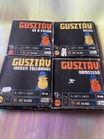 Gusztáv animációs filmsorozat 4 része 8 mm -es filmtekercsen