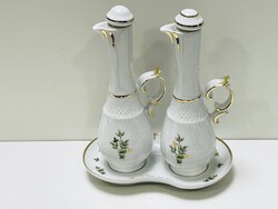 ÚJ! Hollóházi Erika mintás olaj-ecettartó