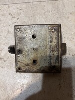 Régi vas zár 9x9cm