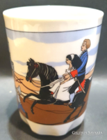 Zsolnay porcelán pohár/ csésze Hófehérke mese mintával