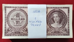 100db Egymilliárd Pengő.