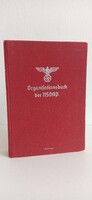 Organisationsbuch der NSDAP 1938. TOP könyvritkaság, pazar beltartalommal.