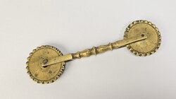 Vintage/régi sárgaréz dupla derelyevágó