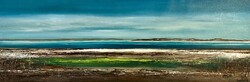 Szalai Krisztián : Tihany.  30x90cm olaj/vászon.