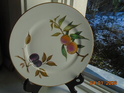 Royal Worcester Evesham FLAMEPROOF Porcelain TŰZÁLLÓ porcelán gyümölcsmintás tál 25,5 cm