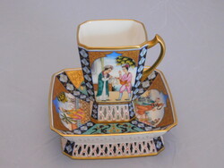 Herendi Perzsa mintás  kávéscsésze aljjal