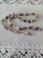 Színes féldrágakő ásvány nyaklánc / nyakék