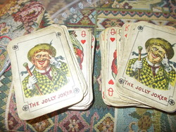 2 teljes pakli régi römi kártya, retro