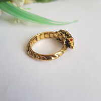 Farkába harapó sárkány alakú gyűrű - USA 11,5 / EU 66 – 21mm