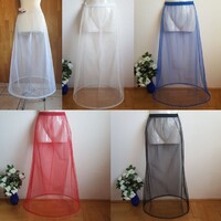 ESKÜVŐ ASZ01 - 1 körös rugalmas menyasszonyi alsószoknya, abroncs, lépéskönnyítő - több színben