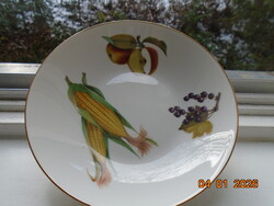 Royal Worcester FLAMEPROOF Porcelain TŰZÁLLÓ porcelán gyümölcsmintás tál