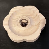 Kézműves fonott rézdrót gyűrű barna Acháttal