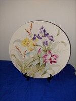 Antik Steidl Znaim óriás majolika fali tál