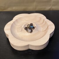 Kézműves tekergetett rézdrót gyűrű Türkizzel és Holdkővel