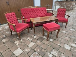 Antik neobarokk ülőgarnitúra ágyazható