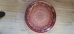 Extra ritka Zsolnay nagy méretű szecessziós fali tál.