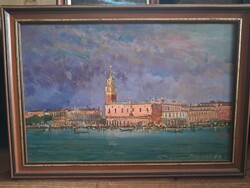 Hadházy Molnár Attila:Velencei látkép