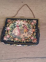 Romantikus jelenetes gobelin táska, goblein