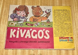 Ritka Dörmögő Dömötör gyerek magazin Kivágós 1982 különkiadás válogatás a Dörmögő mellékleteiből