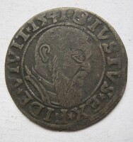 Brandenburgi Albert ezüst garas 1541 koromfekete patinával