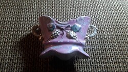Antik kiss méretű porcelán kaspó.