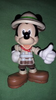 Retro eredeti kézi festett DISNEY -SCHLEICH gumi játékfigura MICKEY MOUSE 9 cm a képek szerint 2.